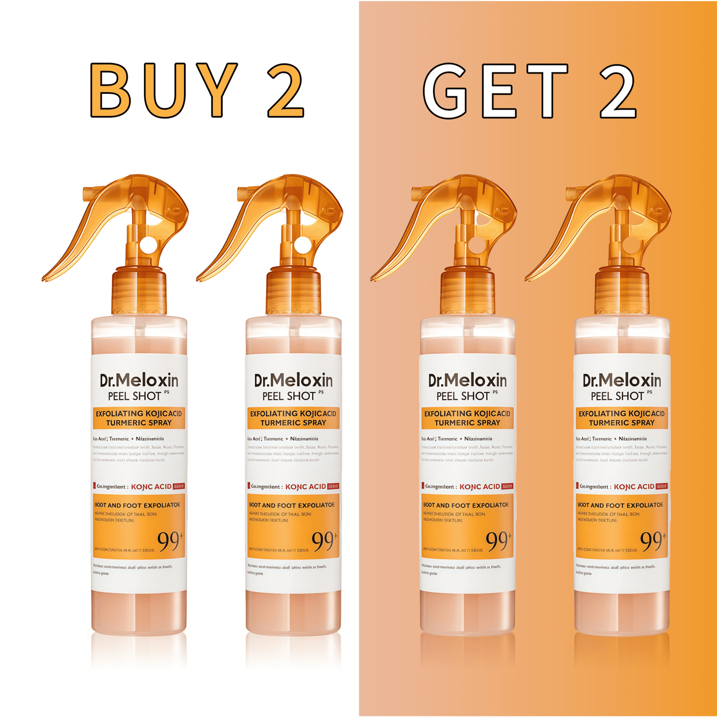 🚨Last 3 hours 50% off🔥Get Rid of Keratin Bumps Fast! Kojic Acid & Turmeric Peel Shot Spray✨ Smooth Skin, Zero Irritation | 🌿 Sensitive - Skin Safe | 👩⚕️ Clinically Tested - cikryna