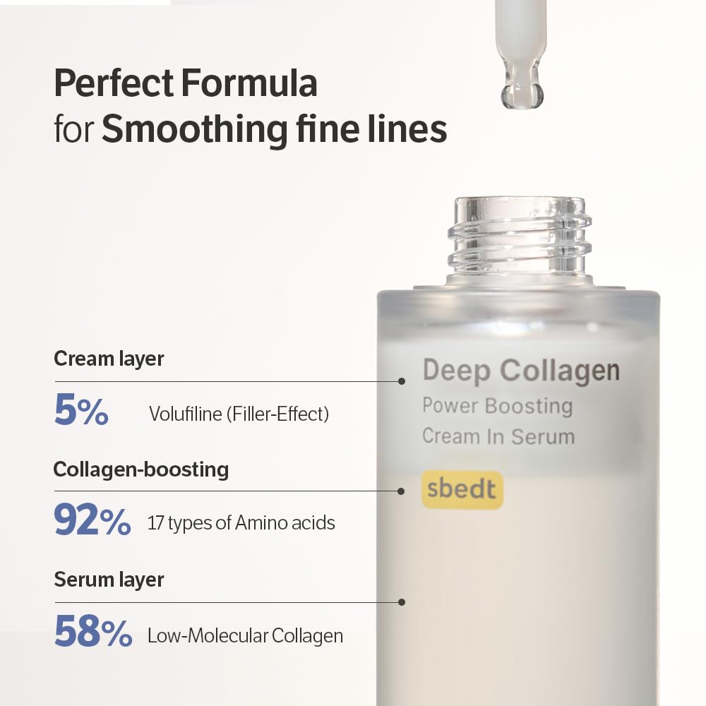 Last 3 Hours 60% OFF🔥 BUY 2 GET 2 FREE🔥SONGBOON Editor Glass Skin Collagen Volufiline Cream-in-Serum | Gentle, Nourishing &Comfort Korean Skincare Moisturizer for Firming & Hydrating