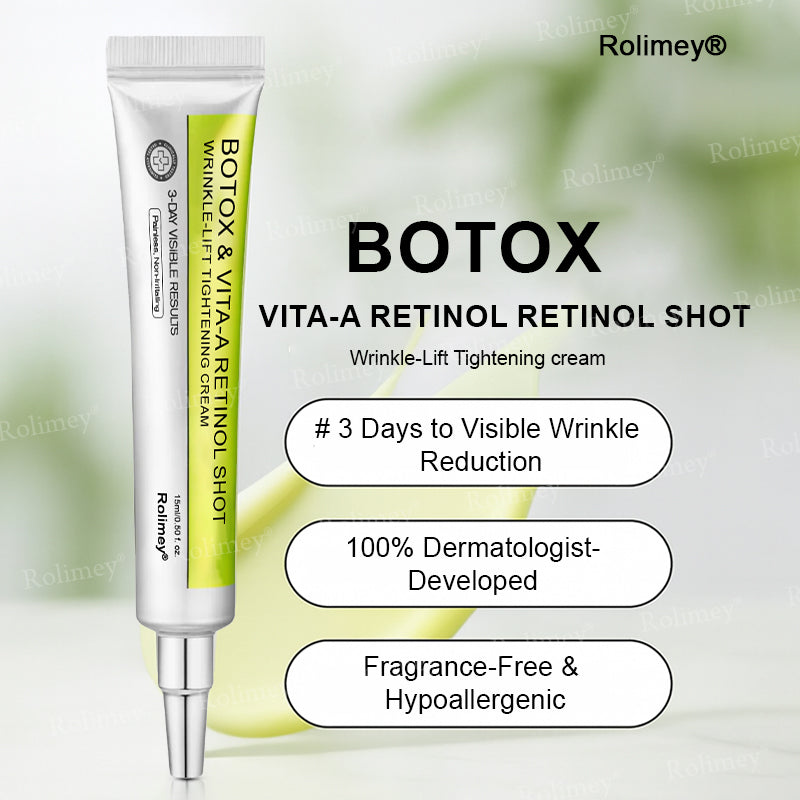 🌿Made and shipped from the USA 💫Rolimey® Botox & Vita-A Retinol Shot Wrinkle-Lift Tightening cream - Last Day Promotion 70% OFF