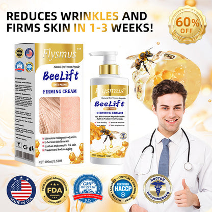 Flysmus™ BeeLift Anti-Aging Firming Cream,Address Crepe & Sagging(🔥74% Off for a Limited Time!)
