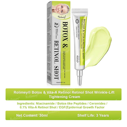 Rolimey® Botox & Vita-A Retinol Shot Wrinkle-Lift Tightening cream - Last Day Promotion 70% OFF