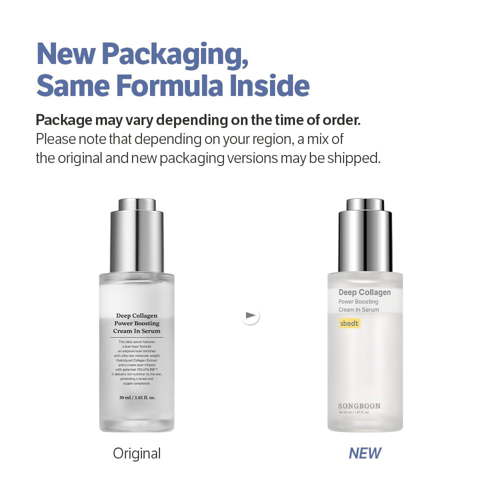 Last 3 Hours 60% OFF🔥 BUY 2 GET 2 FREE🔥SONGBOON Editor Glass Skin Collagen Volufiline Cream-in-Serum | Gentle, Nourishing &Comfort Korean Skincare Moisturizer for Firming & Hydrating