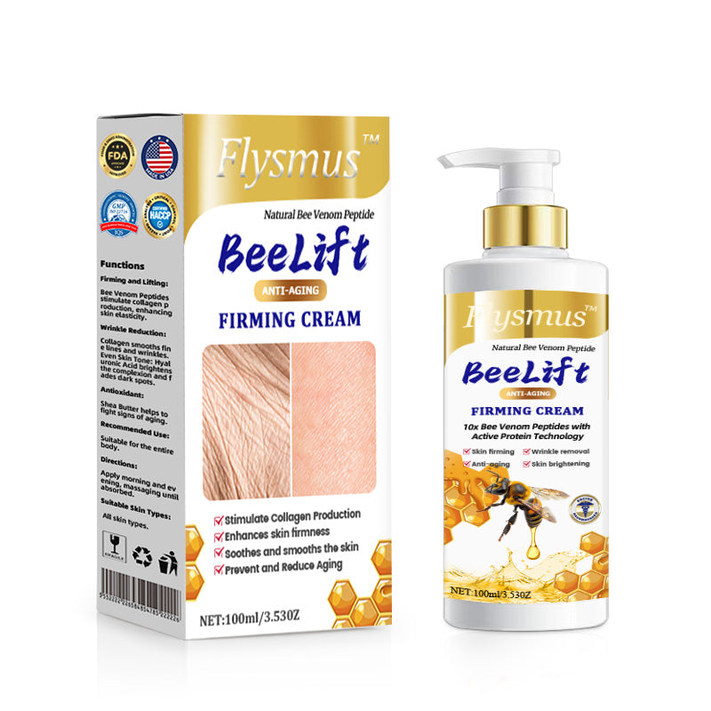 Flysmus™ BeeLift Anti-Aging Firming Cream,Address Crepe & Sagging(🔥74% Off for a Limited Time!)