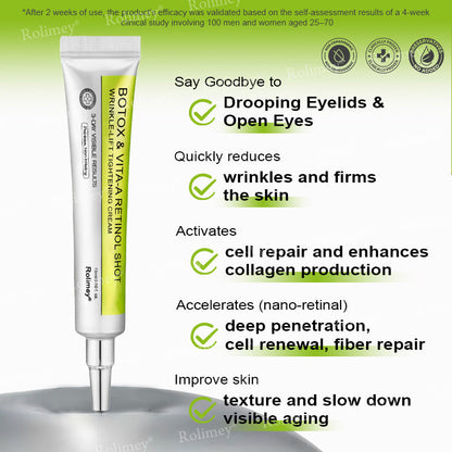 🌿Made and shipped from the USA 💫Rolimey® Botox & Vita-A Retinol Shot Wrinkle-Lift Tightening cream - Last Day Promotion 70% OFF
