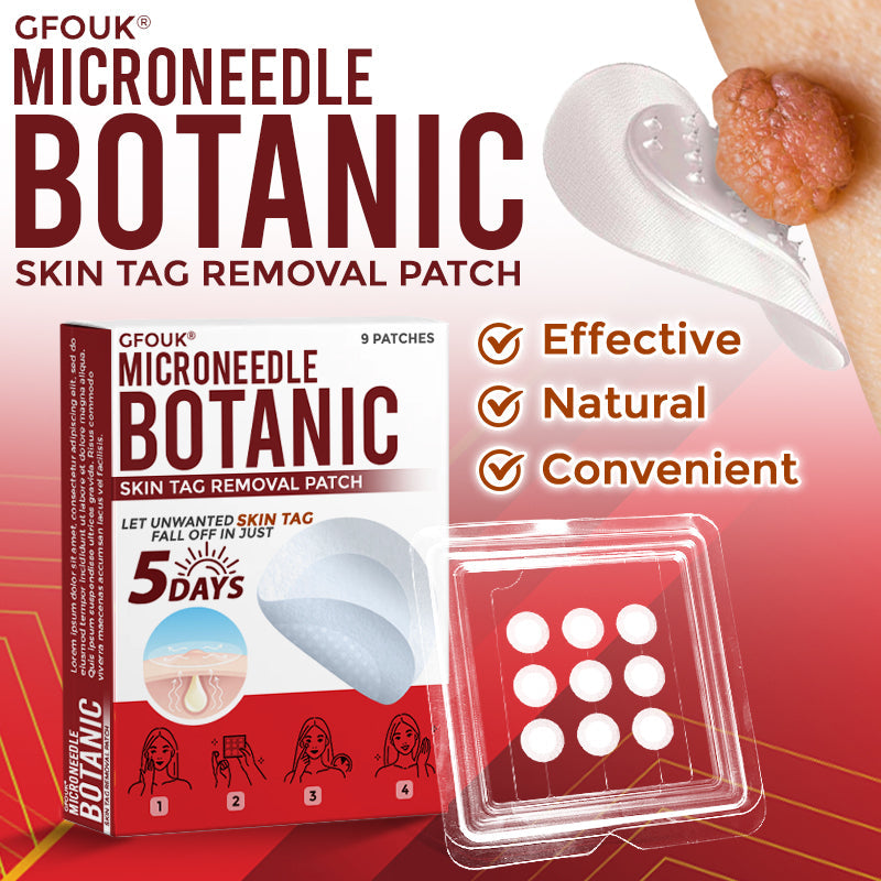 ✔GFOUK® MicroNeedle Botanic Skin Tag Removal Patch 🇺🇸 Made in the USA