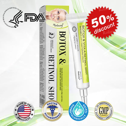 Made and shipped from the USA 💫Rolimey® Botox & Vita-A Retinol Shot Wrinkle-Lift Tightening cream - Last Day Promotion 70% OFF