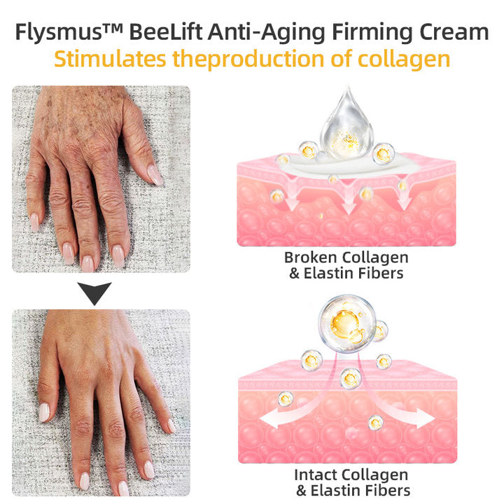 Flysmus™ BeeLift Anti-Aging Firming Cream,Address Crepe & Sagging(🔥74% Off for a Limited Time!)